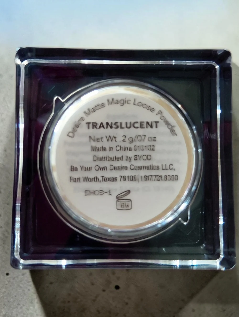 BYOD-Desire Matte Magic Loose Setting Powder - Picture 2 of 3